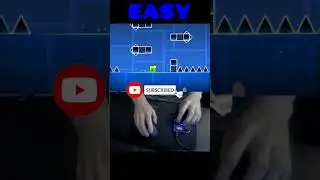 Geometry Dash: Easy Vs Hard Platformer Portals! 🥶😭 #gd #shorts