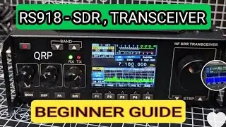 RS-918 SDR , HF  Beginner Learning