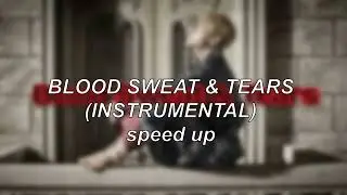 BTS - Blood Sweat & Tears (Instrumental With Backing Vocals) | Speed Up