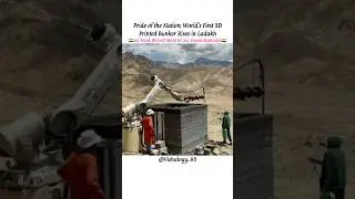 World&rsquo;s First 3D-Printed Bunker #ladakh #vishalogy_95 #india #indianarmy #indian #bunker
