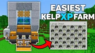 Easiest Kelp XP Farm Tutorial In Minecraft 1.21!