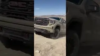 We did some off-roading in the new 2022 #GMC Sierra 1500 AT4X at the Anza-Borrego Desert
