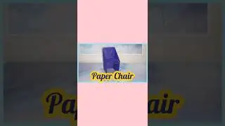Origami Chair #origami #diy