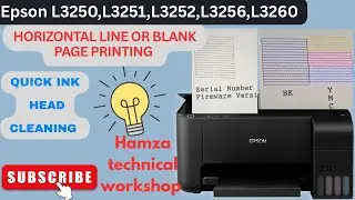 Epson l3250 head cleaning @Hamza technical workshop
