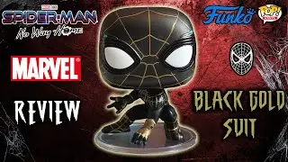 Funko SPIDER-MAN BLACK & GOLD SUIT | Spiderman No Way Home