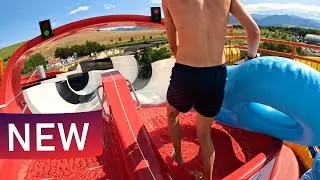 Tatralandia - Duo Race [NEW 2025] | 189m Racer Water Slide POV