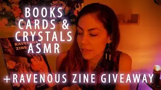 Books, Cards, and Crystals Soft Spoken Sleepy ASMR, Giveaway