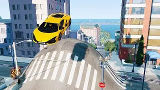 Mobil vs Giant Bulge #1 - BeamNG Drive