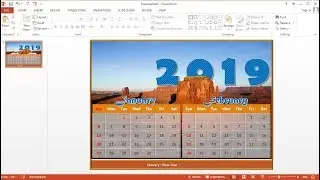 PowerPoint Training |How to Make a 1-Page Calendar 2 Months in MS PowerPoint