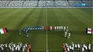 Pes 2013 (England Vs Italy) First & Second Half (Extra Time)