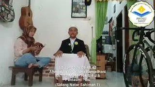 SIMAK NATAR SAHIMAN 1SH.102 S.1-6 A.148-154 J.6Minggu, 11 Januari 2026 M / 22 Rajab 1447 &Eta;