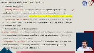 Lecture 39 : Supply Chain Coordination #CH26SP #swayamprabha