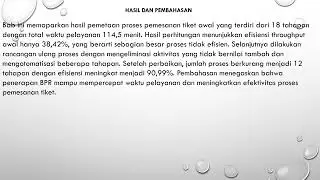 Business Process Reengineering Pada Pengukuran Sistem Pemesanan Tiket Pesawat Maskapai Lion Air