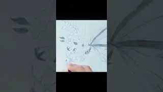 How to draw a girl with butterfly wings #stepbystep #video#myhobby 