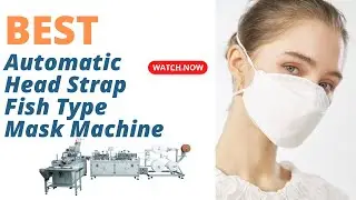 How to make head loop mask｜Automatic Head Strap Fish Type Mask Machine