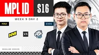[Official Restream] MPL ID/MY [S16] EVOS vs NAVI (BO3)[W9D2] 🇲🇲 LIVE🔴