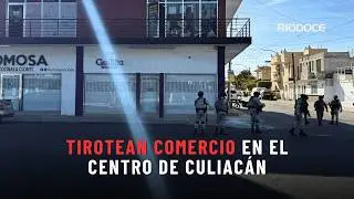 Tirotean comercio en el centro de Culiac&aacute;n