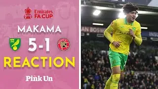 Реакция Йовона Макамы | &laquo;Норвич Сити&raquo; 5-1 &laquo;Уолсолл&raquo; | The Pink Un