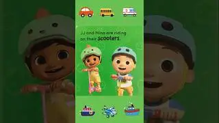 Let&rsquo;s Learn Vehicles with JJ 🛻🛴 | Vehicles Song #cocomelon #toddlerlearning #shorts