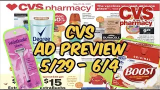 CVS AD PREVIEW (5/29 - 6/4) | Boost, Degree, Schick & more!