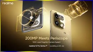 realme คอนเฟิร์มกล้อง realme 16 Pro และ realme 16 Pro+ ใช้กล้องหลัก 200MP เท่ากัน พร้อมเทเลโฟโต 3.5x