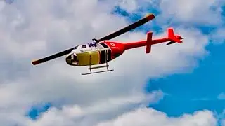 Flywing Bell 206 🤩🤩🚁🚁 High Winds? No Biggie! DJRC Showing Off His Atti Mode Skills🔥🔥🔥