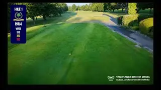 Old Conna Golf Club 1st Hole Flyover