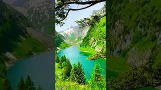 🌍 Швейцария🇨🇭. Озеро Валензее (нем: Walensee) или Валенштадт (от франц &laquo;Lac de Walenstadt&raquo;)