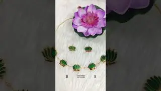Lotus 🪷 flower Necklace Set 🪷🪷(Three different shades)|#shorts #viral |#zarivintagetrivandrum