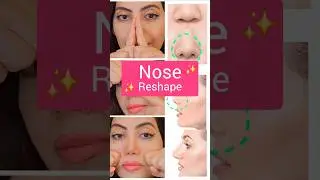 Nose Reshaping Exercises That Actually Work! 👃✨ #shorts