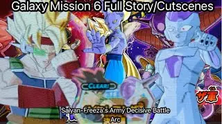 Dragon Ball Heroes Galaxy Mission 6 Saiyan• Freeza’s Army Decisive Battle all cutscenes translated