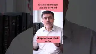 A sua seguran&ccedil;a vem do Senhor? #deus #jesus #seguran&ccedil;a #motivacional #reflex&atilde;o #palavradedeus #f&eacute;