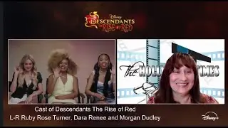 Interview with 3 cast members from Disney's Descendants: The Rise of Red