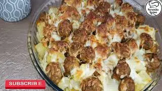 HEERLIJKE DINNER of LUNCH RECEPT😋 GEHAKTVLEES MET AARDAPPELEN RECEPT met eenvoudig ingredienten👌