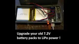 7.2V Battery pack upgrade