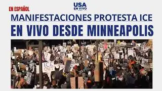 EN VIVO Protestas nacionales contra ICE: en Minneapolis, Minnesota| USA EN VIVO 🔴