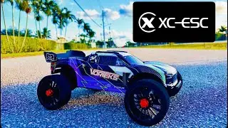 ARRMA Vorteks Mega 550 с XC-ESC C8. Часть 1. Скоростной заезд: 80 миль в час на 75% мощности 🔥