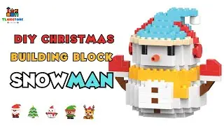 Detailed Instructions | DIY Christmas Building Block Set - SNOWMAN 2 (W1404)