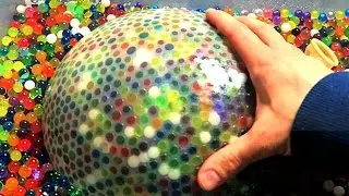 How To Make the World's Biggest Waterball Orbeez Stress Ball CHALLENGE!