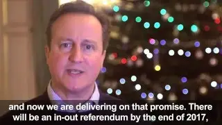 2016 New Year message from the Prime Minister