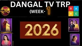 BARC TRP WEEK 1 Dangal Channal Show -Mann Sunder , Rimjhim