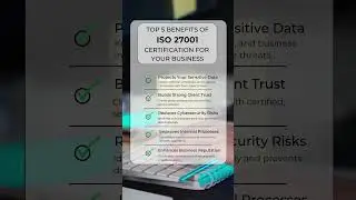 Top 5 Benefits of ISO 27001 Certification for Your Business   #isocertification #iso27001
