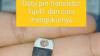 Tip41 transistor pin data and how to measure it
