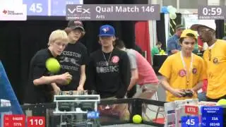 VEX Worlds 2016 - VRC High School - Arts - Qual 146 (8468B 5776) 200 vs 159 (33A 6024B)