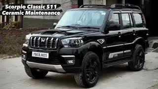 Scorpio Classic S11 Gets Ceramic Maintenance at Carspaa