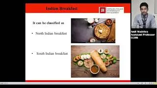 Type of Breakfast (American and Indian breakfast)