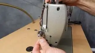 How to Thread Rex 26-188 Walking Foot Industrial Sewing Machine TDU-N62