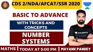 Number System | Zero to Hero | Numerical Ability for Defence | CDS 2020 Exam