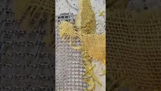 Make some handmade mixed media art with paper, fabric and stitch.