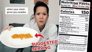 Only Eating Recommended Serving Sizes For A Day